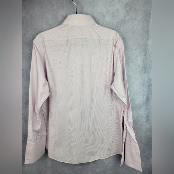 Charles Tyrwhitt Slim Fit Button Down‎ Shirt Size 16.5 / 42 Cotton office Career - Picture 5 of 8